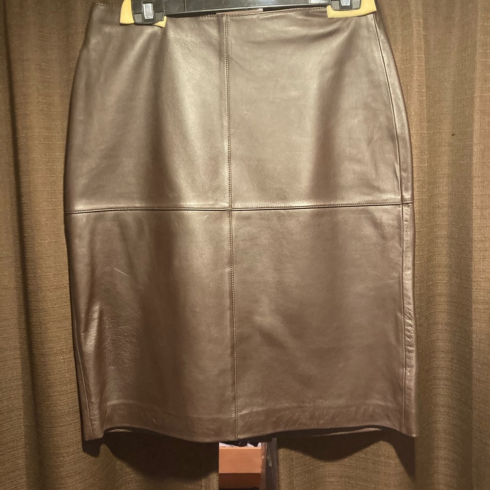 Leather skirt butter soft